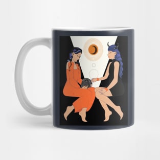 Creepy Gals Ritual Print Mug